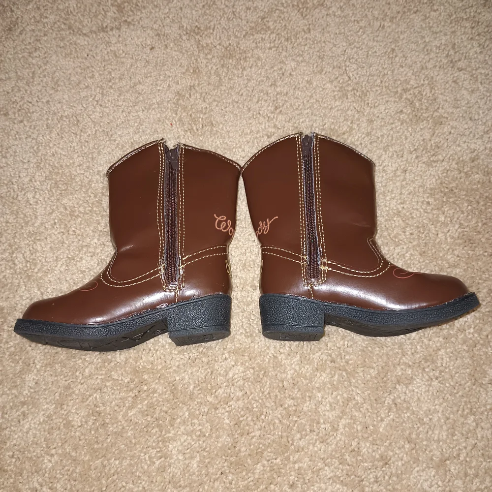 Kids Disney‎ Pixar Toy Story Brown Light Up Cowboy Boots 5